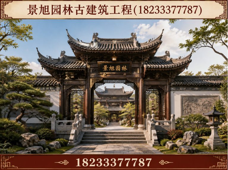 涞源县仿古牌楼展示图
